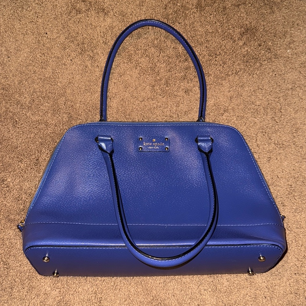 Blue Kate spade purse.